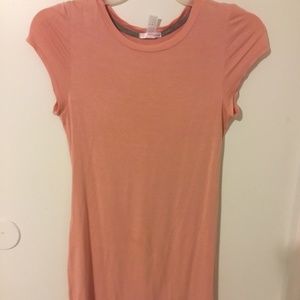 Soft Pink T Shirt Dress
